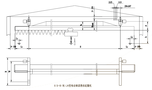 LDA型電動(dòng)單梁起重機(jī) LDA型電動(dòng)單梁起重機(jī)