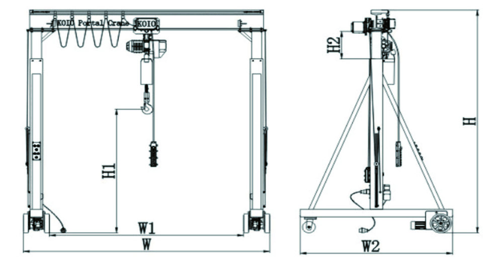 無軌龍門吊 無軌龍門吊