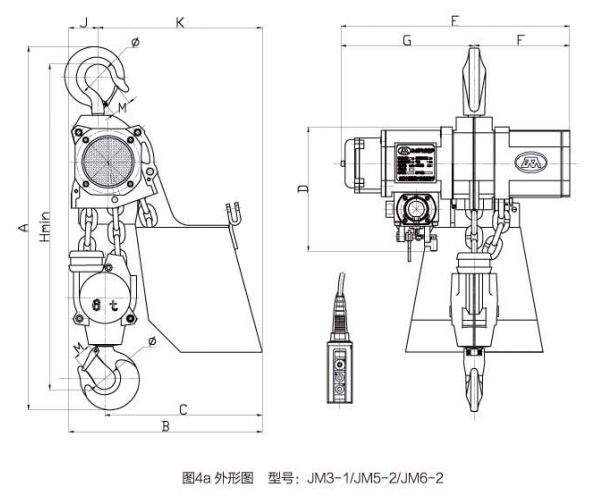 固定式氣動(dòng)葫蘆(3t-12t) 固定式氣動(dòng)葫蘆(3t-12t)