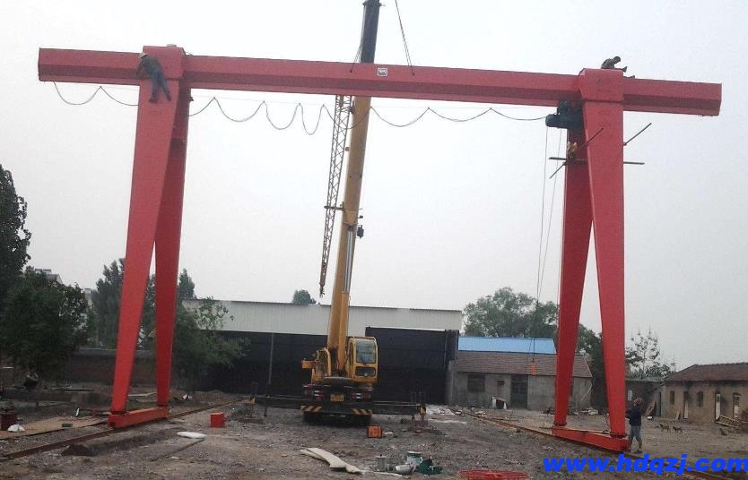 電動葫蘆單梁門式起重機 電動葫蘆單梁門式起重機