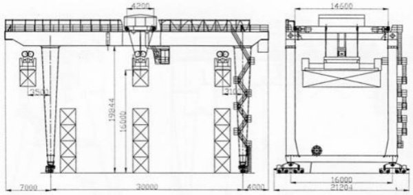 MGU型集裝箱門式起重機(jī) MGU型集裝箱門式起重機(jī)