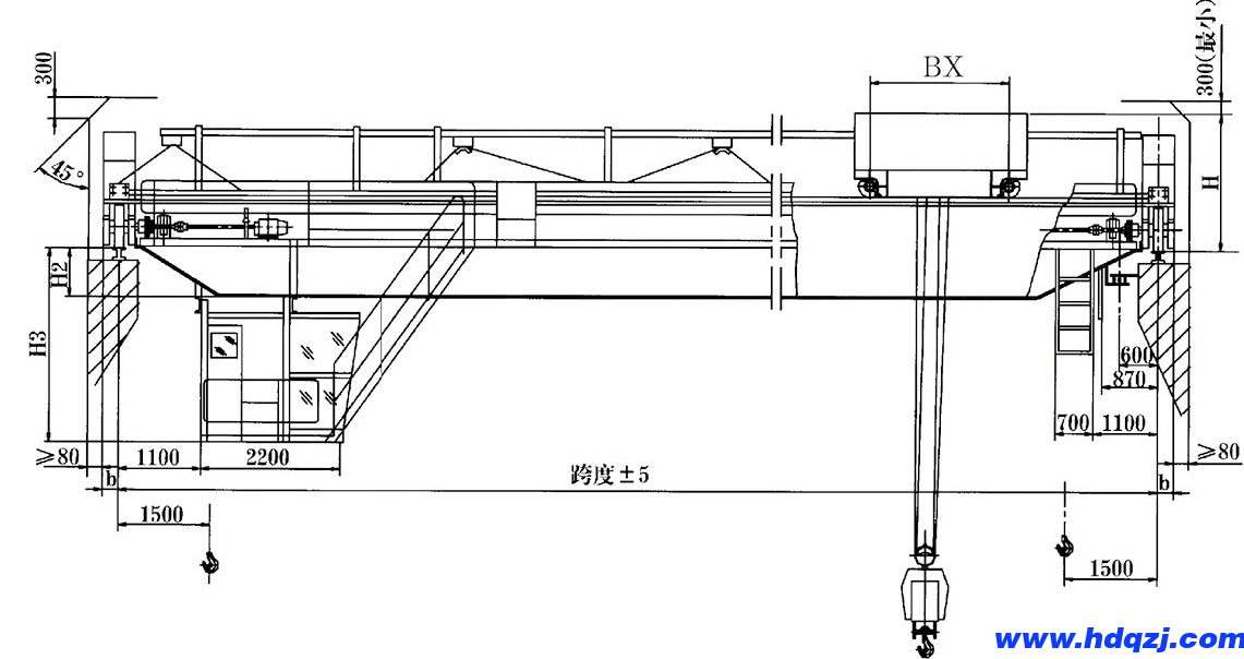 掛梁橋式起重機 掛梁橋式起重機
